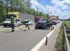 Unfall mit Straßenfahrzeugen, Verkehrshindernis