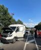 Unfall mit Straßenfahrzeugen, Verkehrshindernis