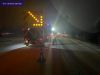 Unfall mit Straßenfahrzeugen, Verkehrshindernis