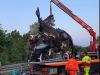 Unfall mit Straßenfahrzeugen, Verkehrshindernis
